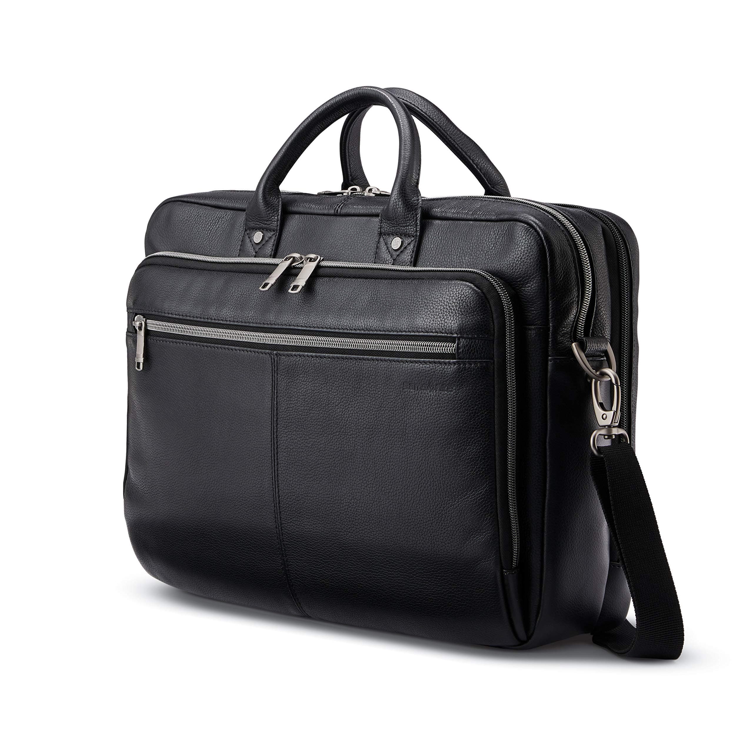 Samsonite Classic Leather Toploader Briefcase