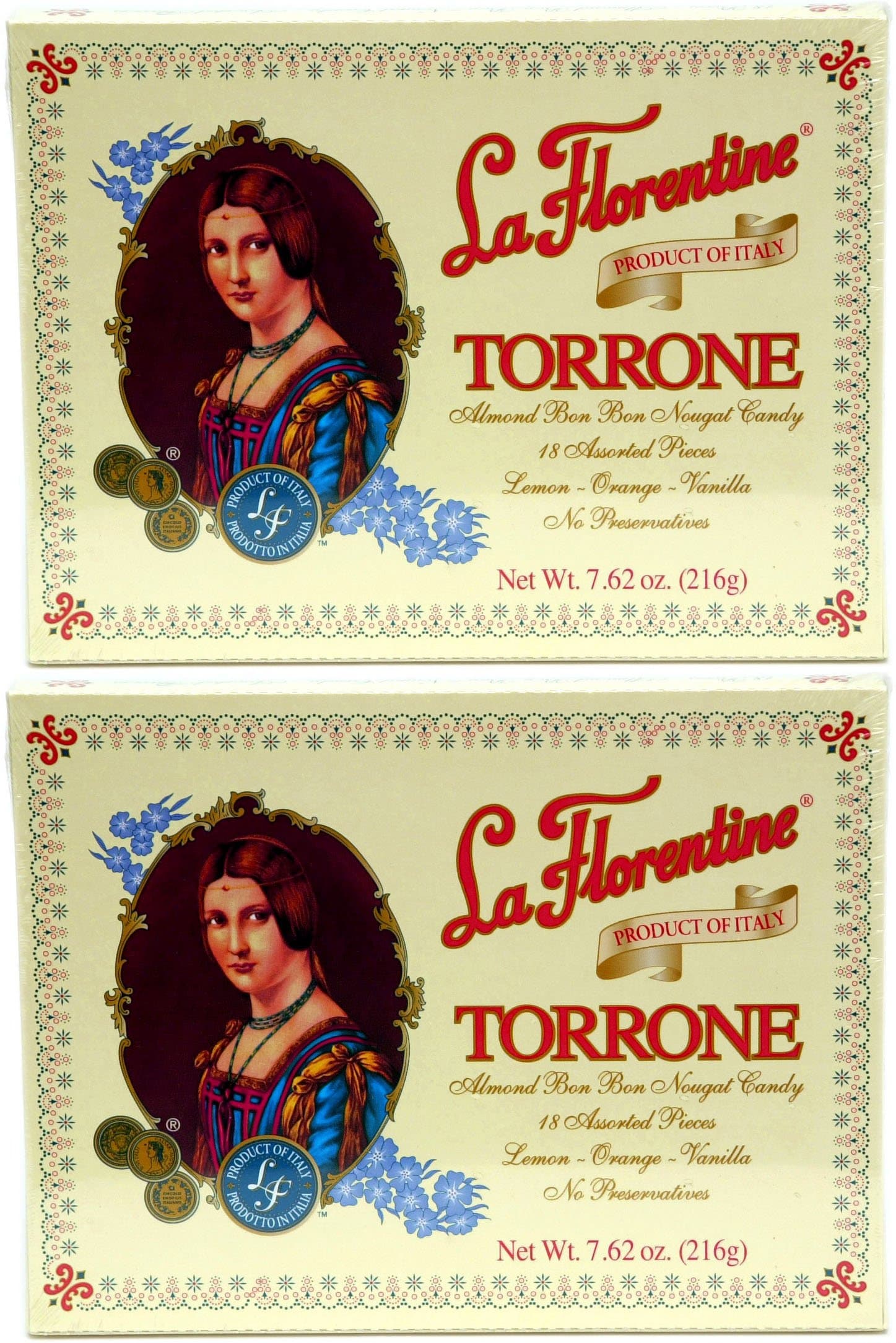 Torrone 18 pc Assortment Box, Pack of 2