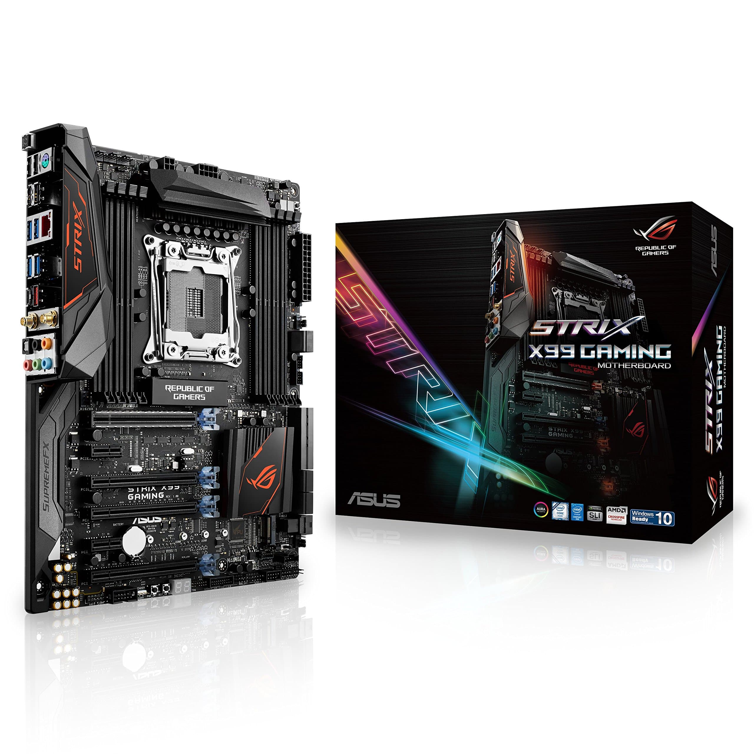 AS-STRIX-X99-GAMING (Intel, Socket Lga2011-V3, X99, USB 3.0) - Black