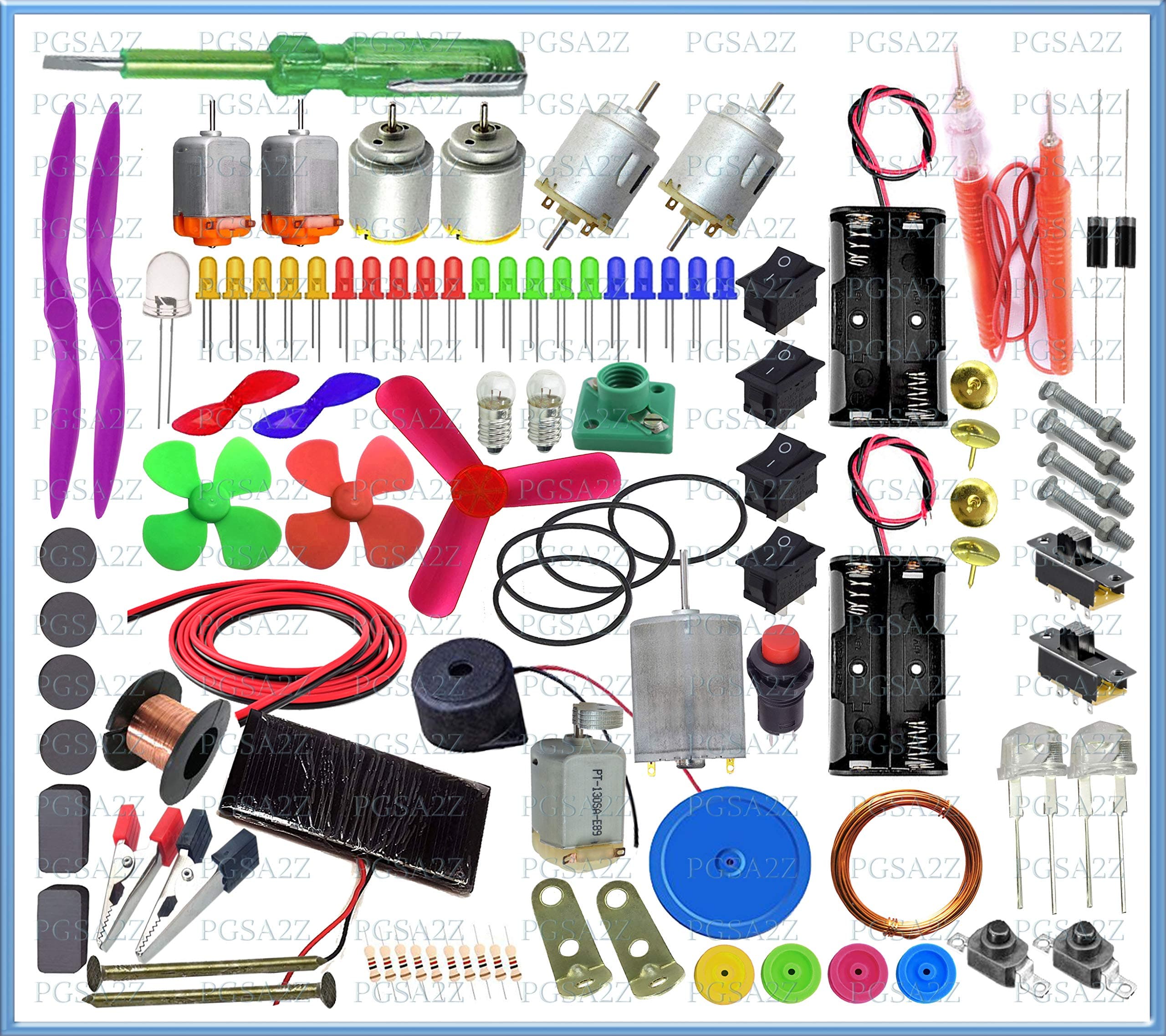 Basic Starter Kit Science Project 100 Item Kit Useful for School Science Project DIY