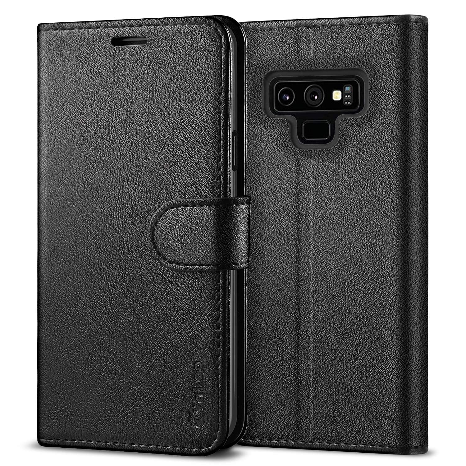 Vakoo Wallet Case for Samsung Galaxy Note 9, Premium Flip Phone Case and PU Leather Cover for Samsung Galaxy Note9 (6.4 inches) Black