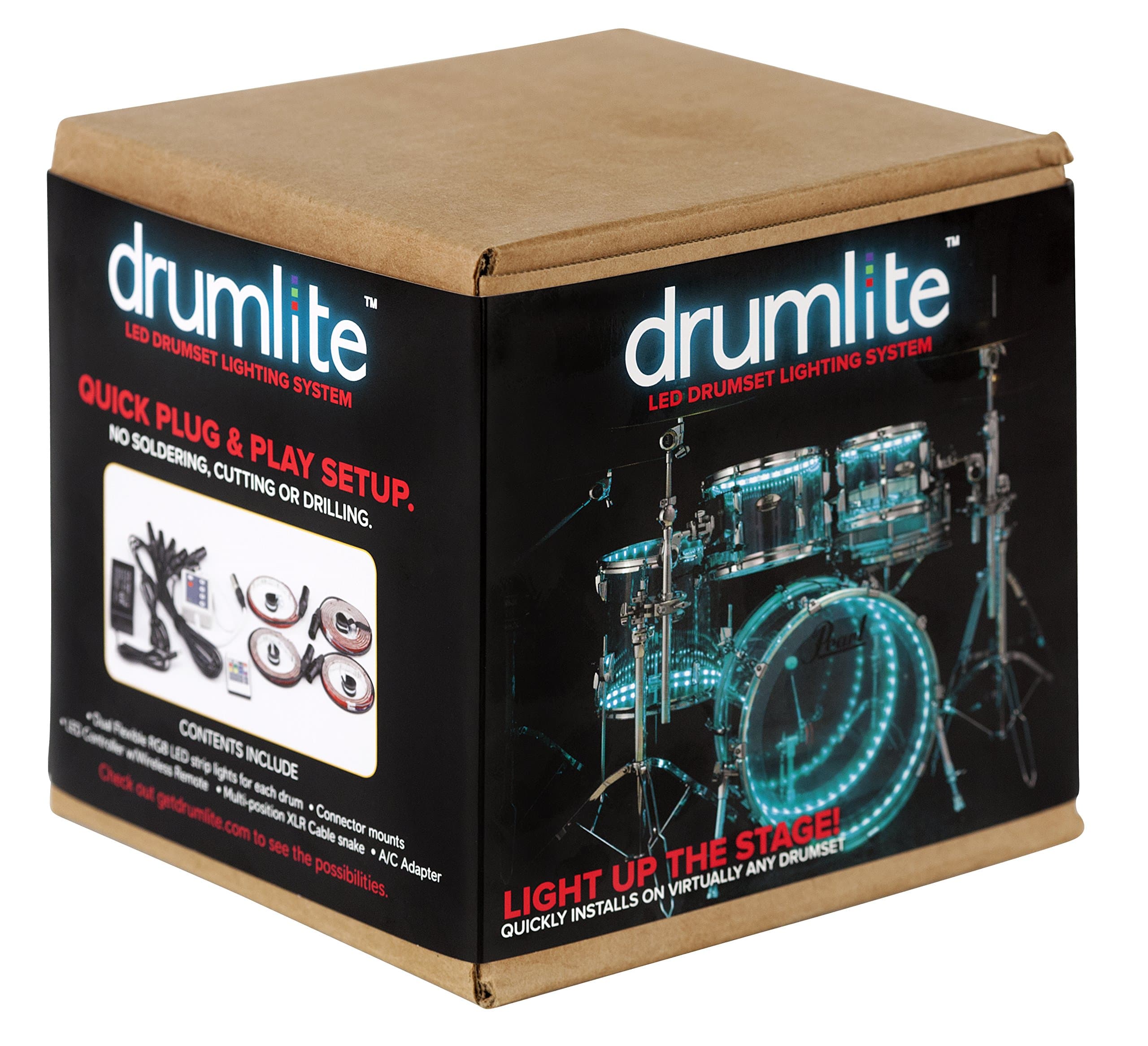 DLK4D Dual LED Banded Lighting Kit for Drums