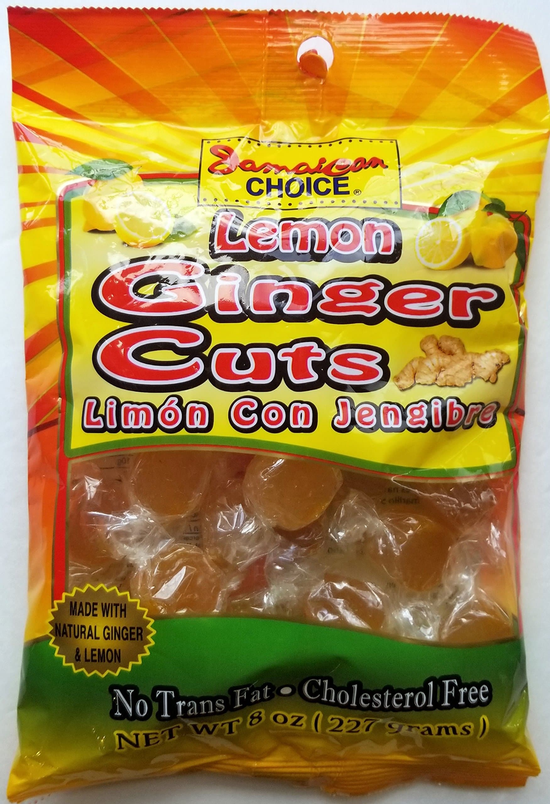 Jamaican ChoiceLemon Ginger Cuts | 8 oz (1-Pack)