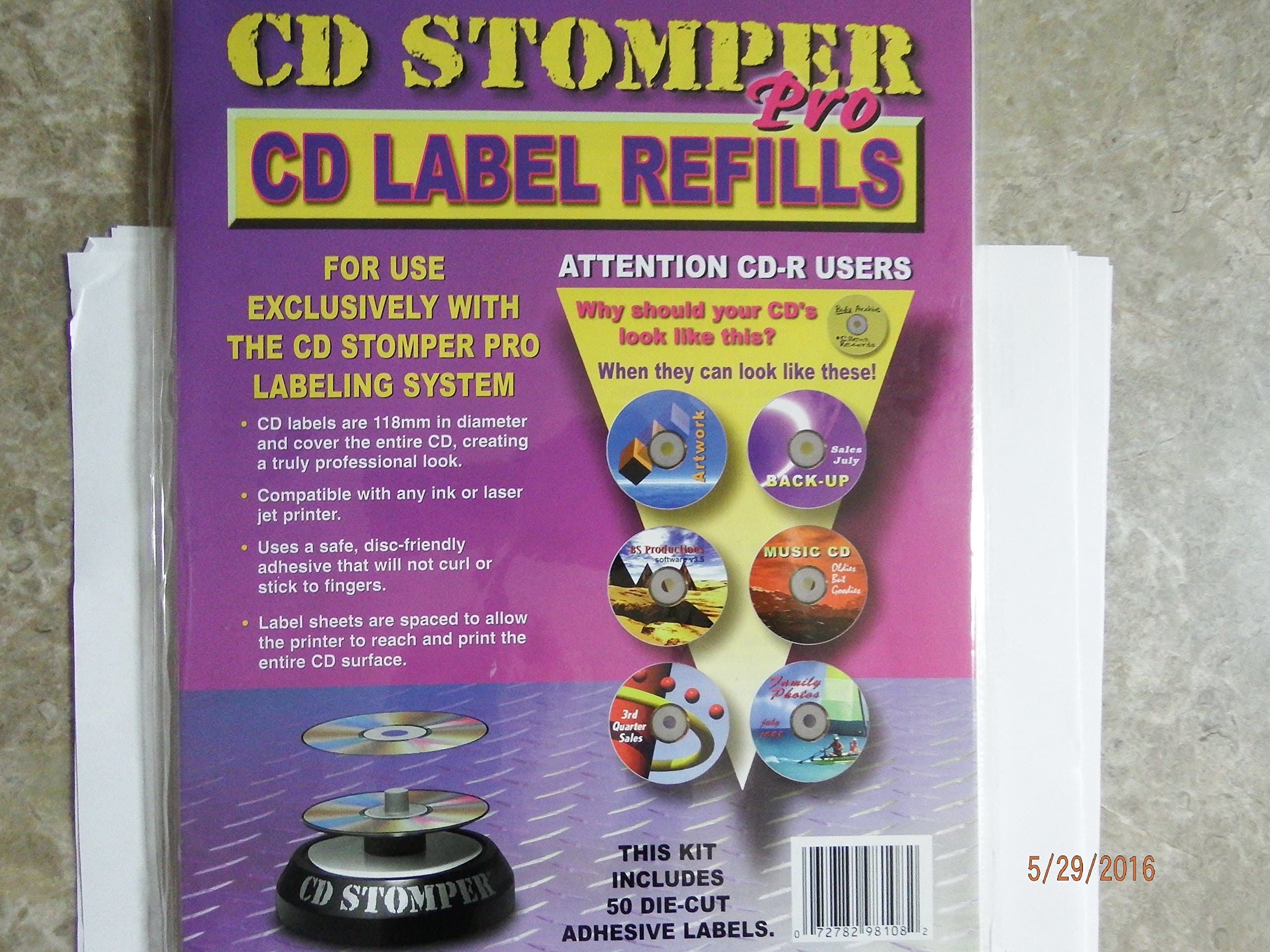 Stomp CD Stomper Pro - CD covers & inlays