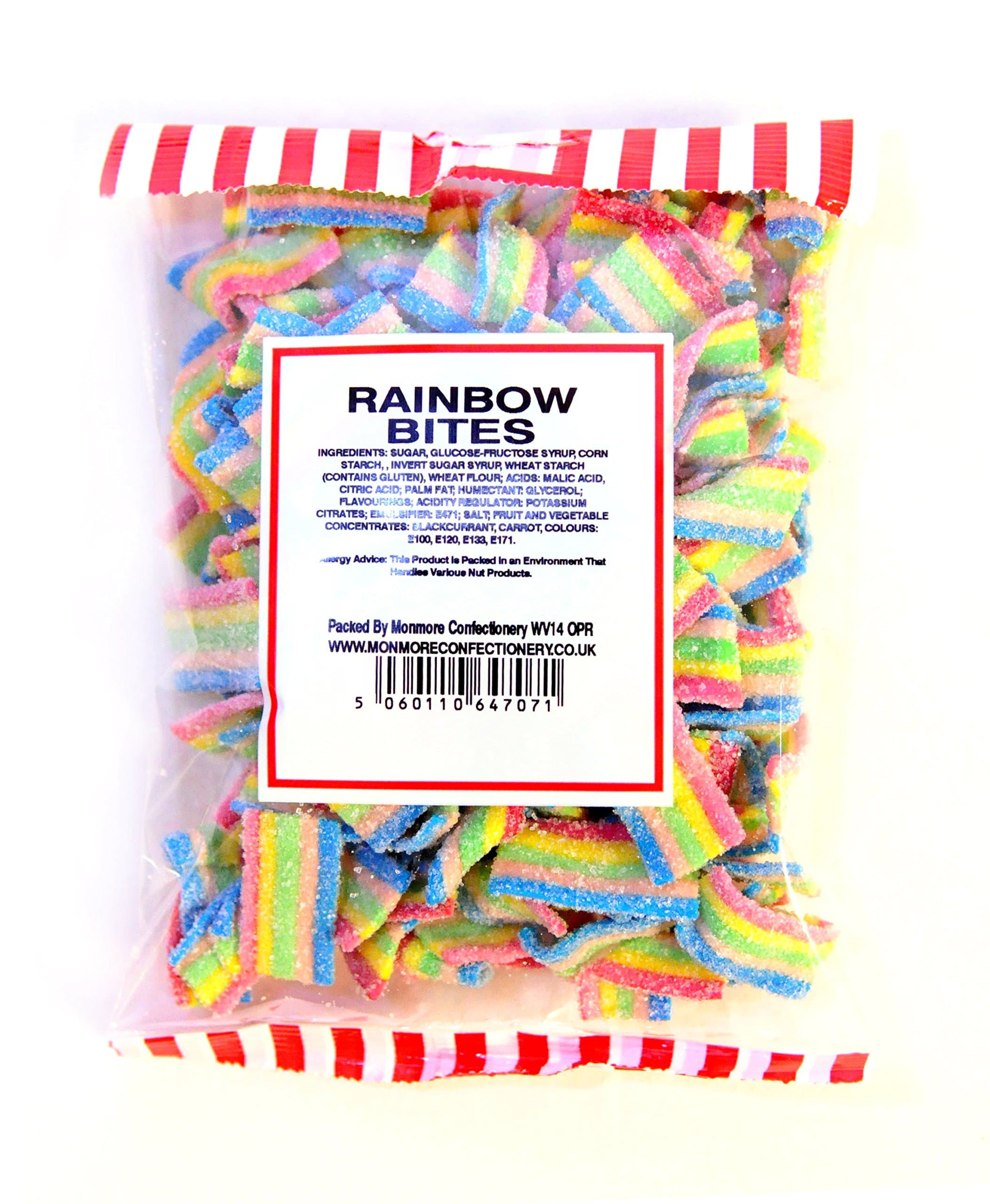 Fizzy Rainbow Mini Belts (MONMORE) 200g