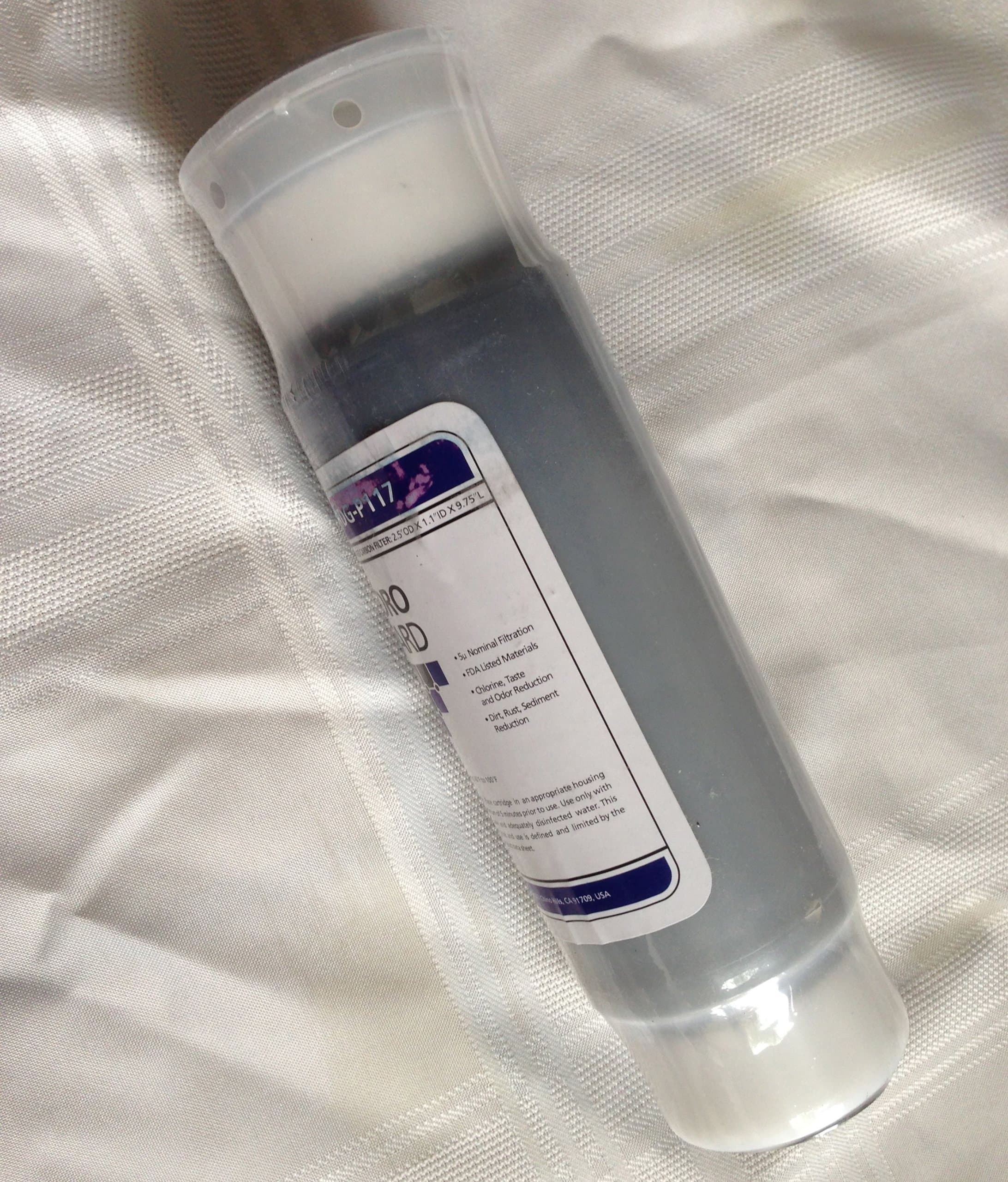 HydroGuard HDG-P117 3-Pack Replacement Carbon Filter for Aqua-Pure AP117, Reduces Chlorine, Improves Taste & Odor, Removes Organic Matter, Reduces Sediment