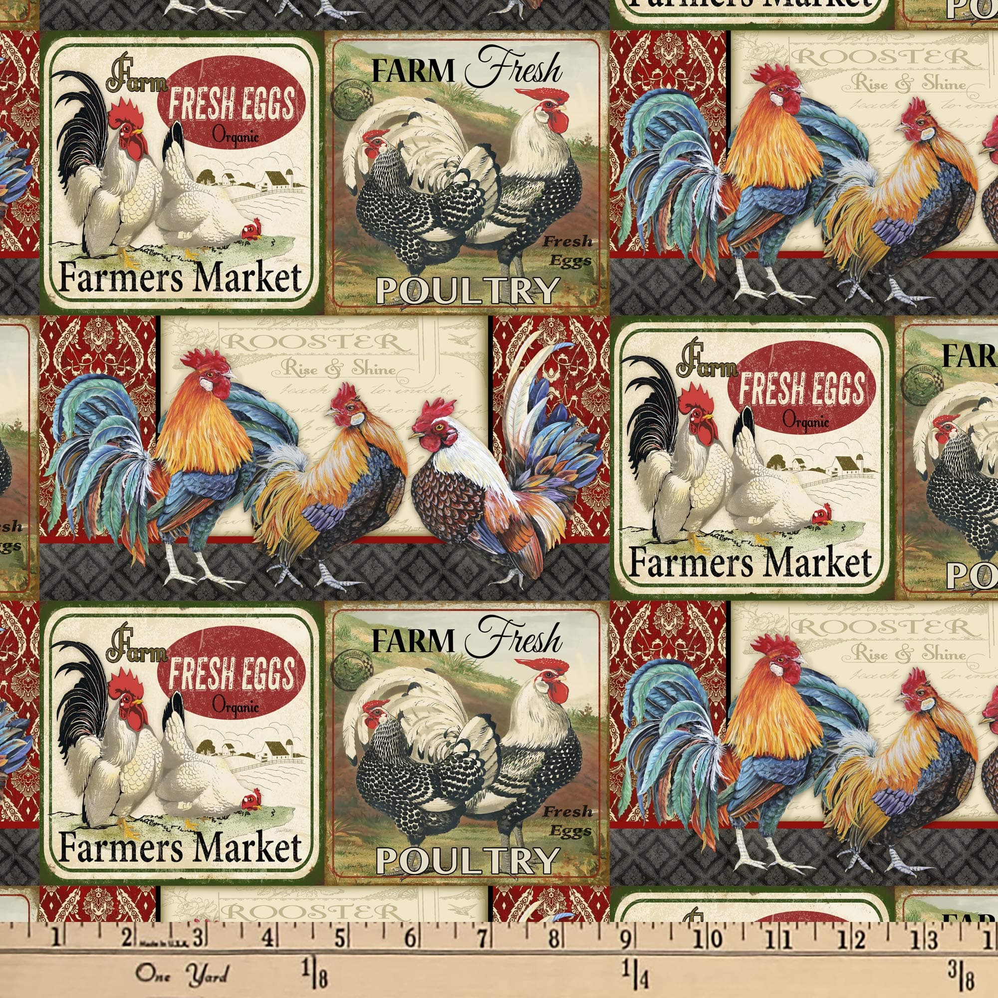 Rise and Shine Multi Fabric by the Yard