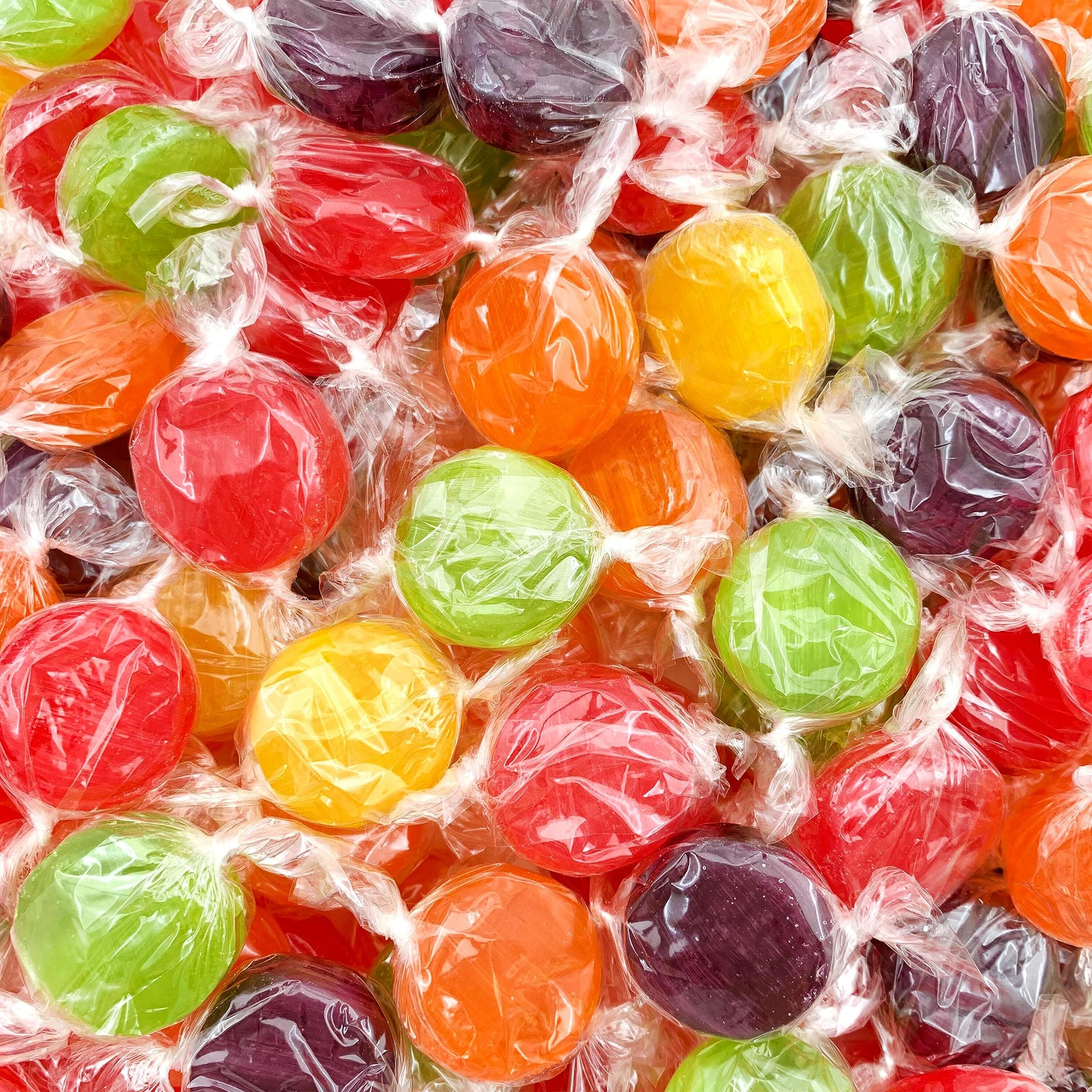 Assorted Fruit Hard Candy | 1 Pound Bag - 70 Count | Assorted Hard Candy Individually Wrapped | Old Fashioned Candies | Fruit Flavored Hostess Mix