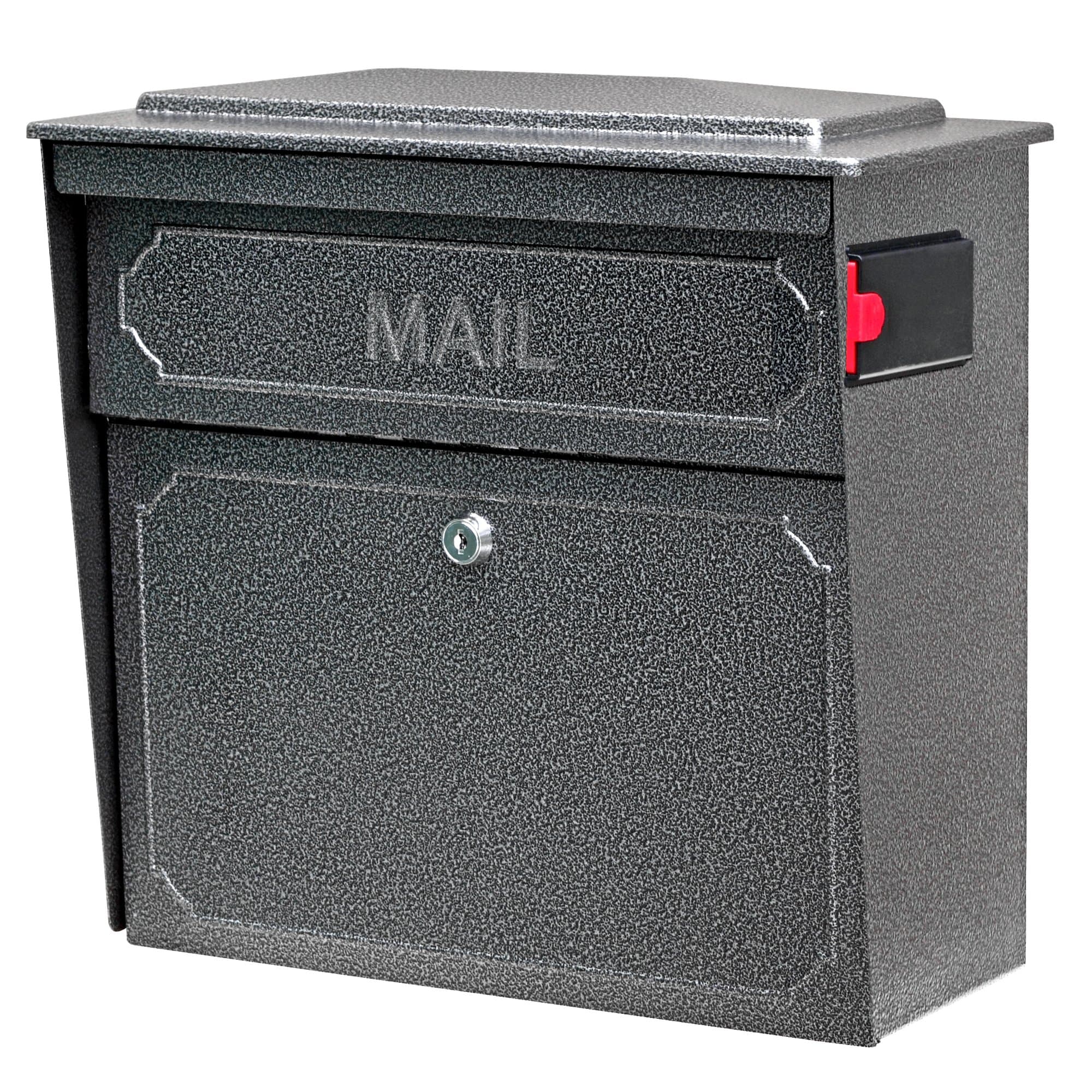 Mail Boss 7175 Townhouse Locking Security Wall Mount Mailbox, Galaxy,Medium