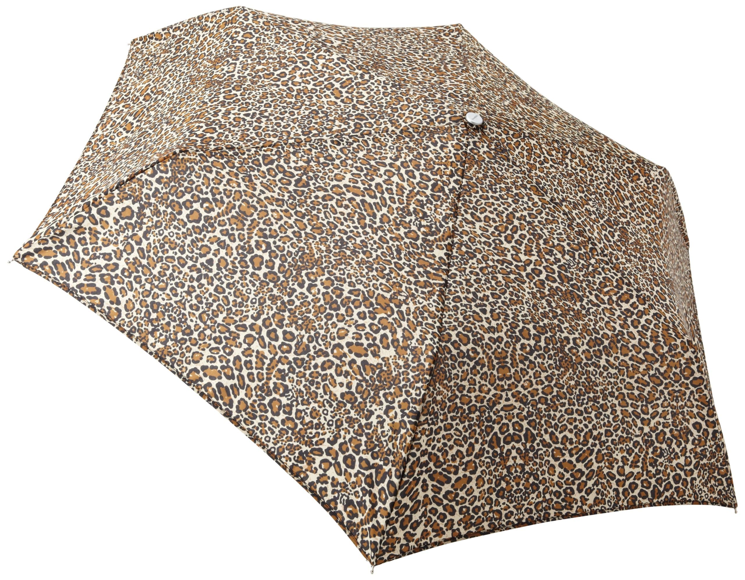 ShedRain Umbrellas Rain Essentials Auto Open And Close Compact Umbrella, Cheetah, One Size