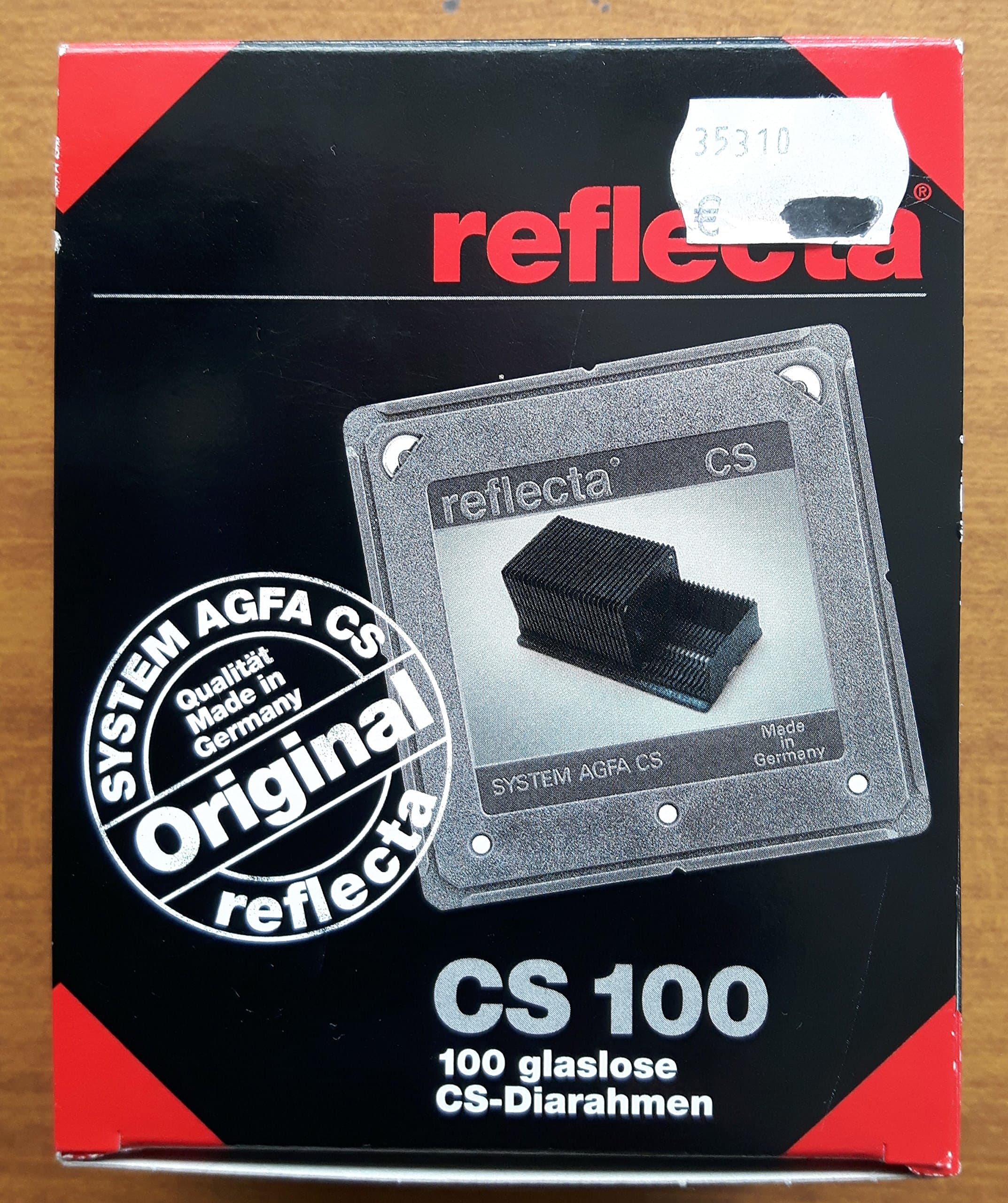 Reflecta CS Slide Mounts 100 Pieces - Glassless