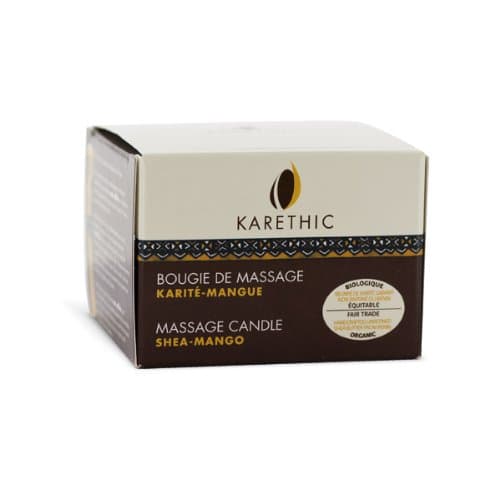 Karethic Sensual Shea and Mango Massage Candle - 100ml