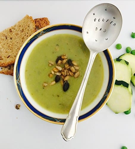 Personalised Silver Plated Vintage Soup Spoon