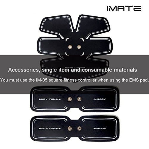 IMATE Replacement for EMS Muscle Toning Pads For Arm/Bottom/Thigh, Body Toning Belt Muscle Toning Trainer, Multifunctional Workout Equipment for Men & Women