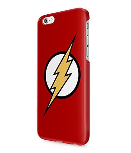 The Flash Logo Justice League Superhero Comics Plastic Snap-On Case Cover Shell For iPhone 6 & 6s PLUS Case (5.5")