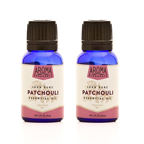 Aroma Foundry Patchouli Essential Oil - 15 ml 2 Pack - 100% Pure & All Natural
