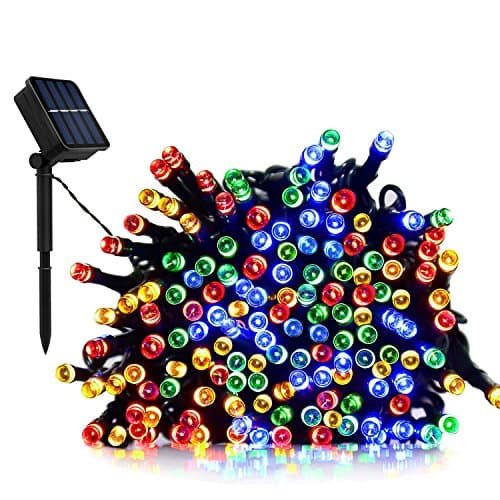 Solar String Lights, LDesign 72ft Decorative Romantic Starry Fairy Lights Waterproof Christmas Lights for Outdoor,Indoor,Garden, Home, Christmas Party, Wedding,Holiday, Mall,Xmas (Multi Color- 2 mode)