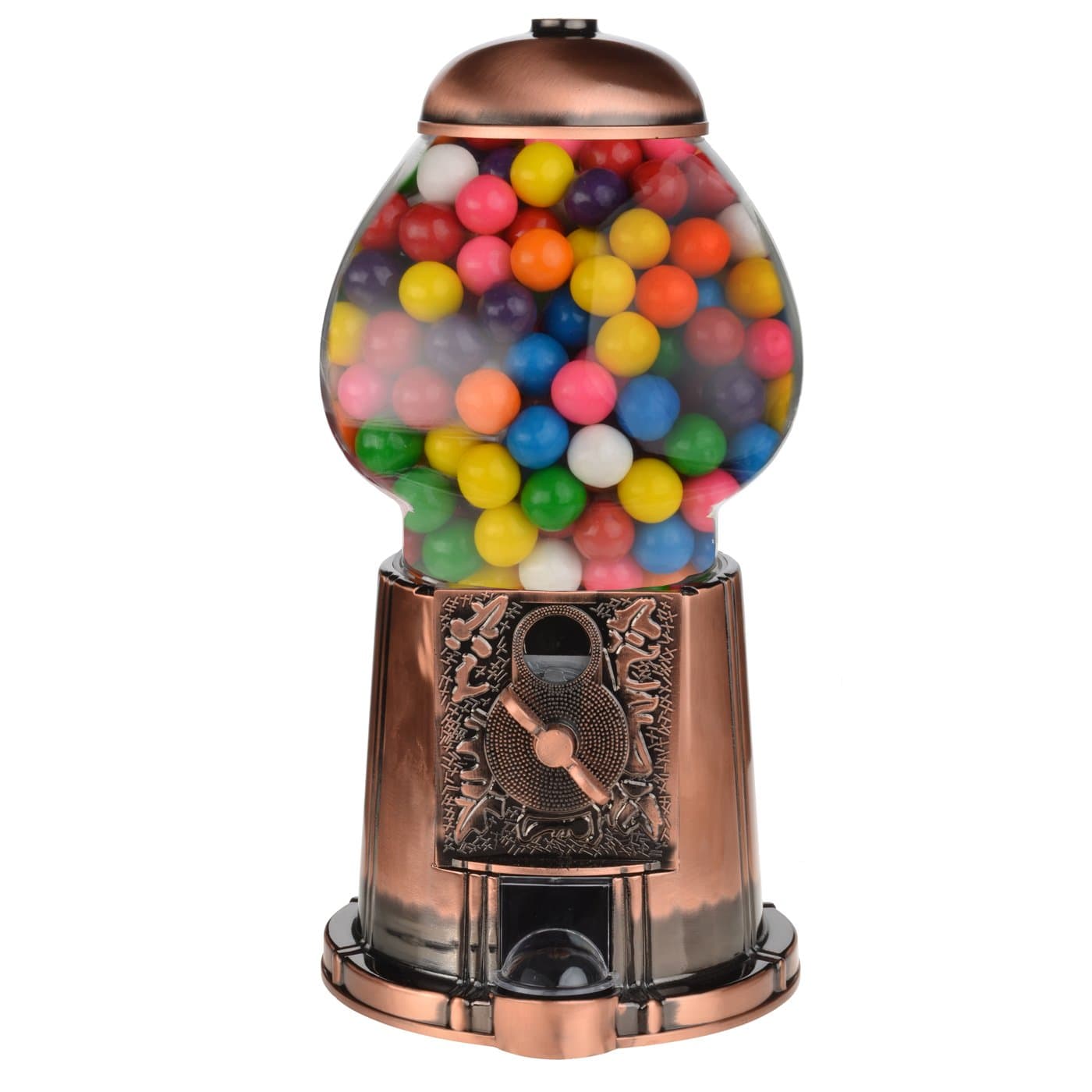 Limited Edition BRONZE Knig Size 15" Gumball Machine Includes 1 Pound of Assorted Gumballs
