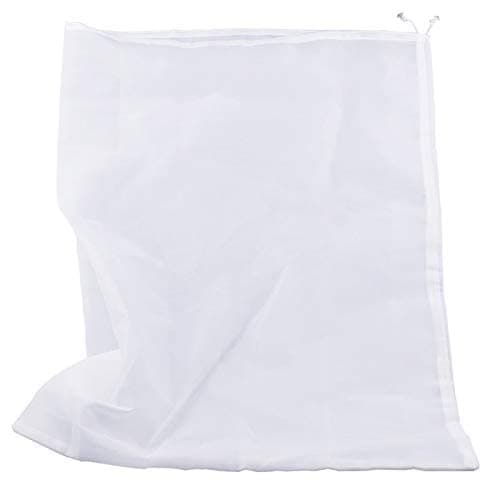 75 Micron Brew Bag Filter, Therlan Fine Mesh Nylon Straining Bag, Washable Strainer Bag for Juice, Wine, Homebrew, Brewing, Hop (48cm x 64cm)
