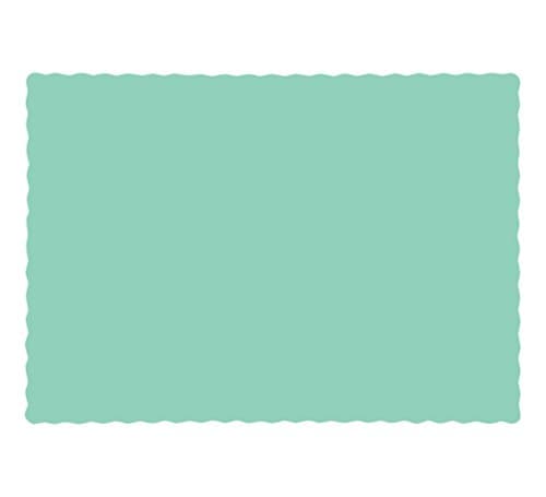 Creative Converting PLACEMATS, 9.5 by 13.38", Fresh Mint