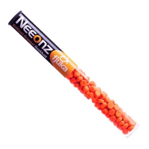Fjuka Neeonz Hyper-Fluoro 7mm Hookbaits, Brilliant Orange
