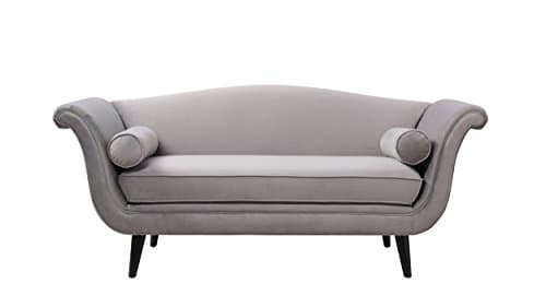 Jennifer Taylor Home Charlotte Settee, Opal Gray