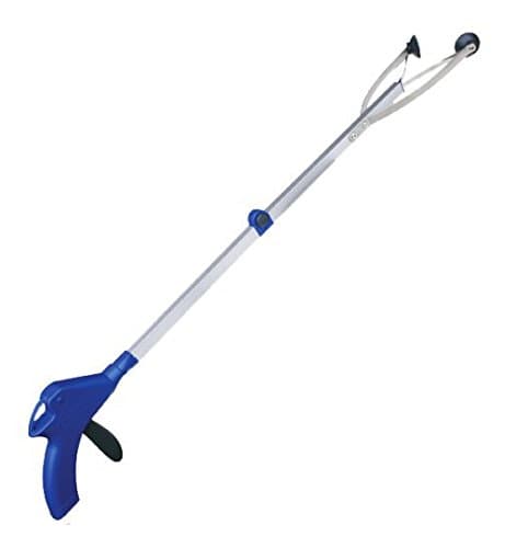 Reacher Grabber - Durable Aluminum - 32" Extended Hand Grabber Tool - Foldable Long Arm Gripper Grabber by Slick Solutions