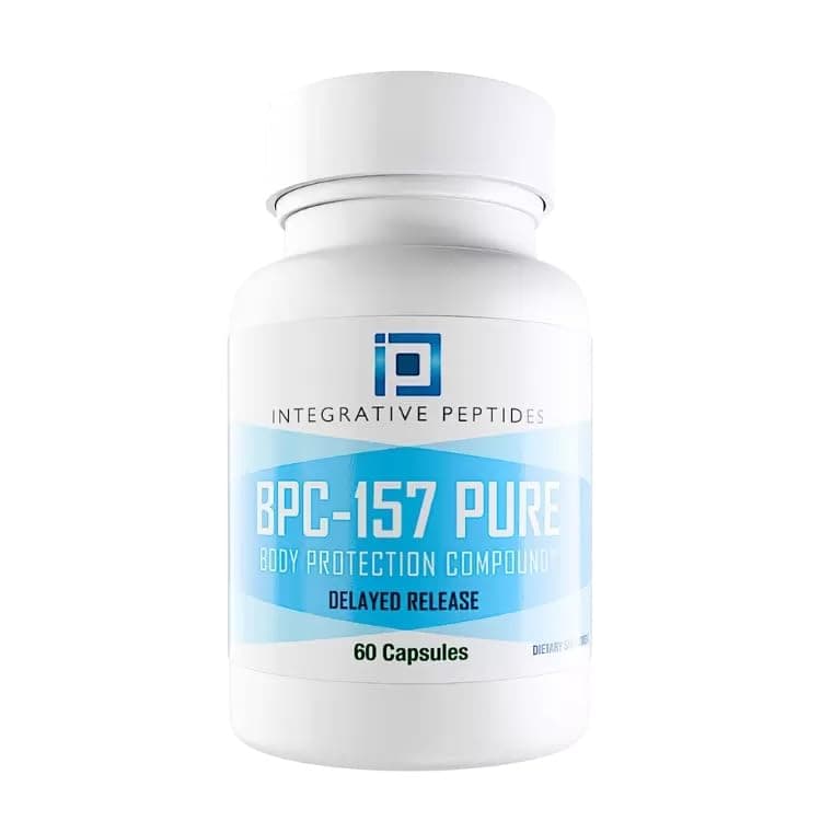 Integrative Peptides BPC-157, 60 Caps, High Potency Workout Recovery, Assists Physical Performance, Joint Repair & Post-Surgery Healing, Gut Health Support