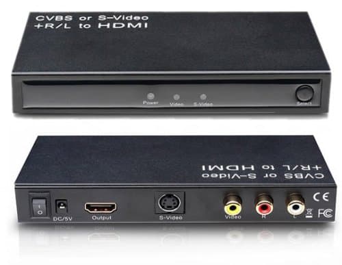 Composite to HDMI Converter with Scaler, 720p