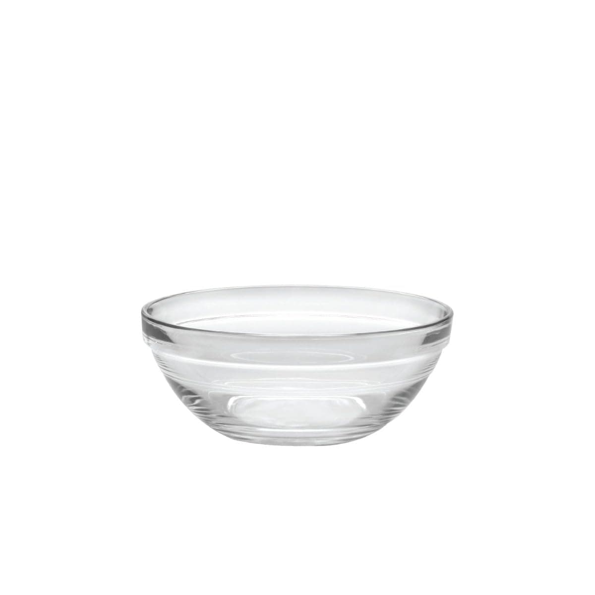 Lys clear Stackable Bowl, Diameter - 5 1/2”, Height - 2 1/4”, Capacity -16 7/8 oz - 50 cl, pack of 6