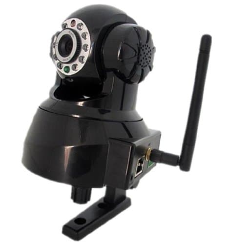 Wansview Indoor Network IP Camera Android Iphone Dual Audio Built-in Mic IR Black