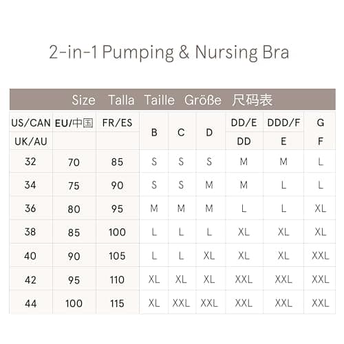 Basics by Bravado Hands Free Pumping Bra, Comfortable, Clip and Go Pumping, Nursing Bra Accessory, XS-XXL