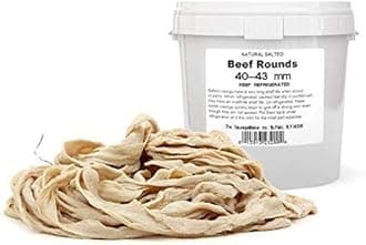 The Sausage Maker - Natural Beef Rounds 40-43mm Suasage Casings for Sausage Making (1 5/8"-1 3/4")