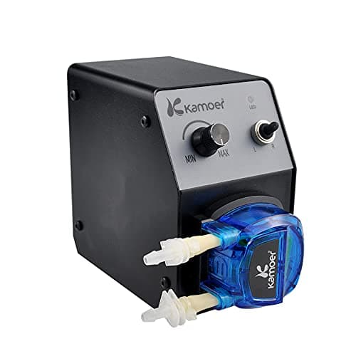 Peristaltic dosing Pump 12V Kamoer Variable Speed Small Water Pump with Pump Head for Lab Chemical Experiment,KCP PRO2 Norprene Tube:3.2mm×6.4mm,40-210ml/min,with Power Adapter