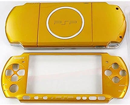 NEW Replacement Sony PSP 3000 Console Full Housing Shell Cover With Button Set -Yellow.