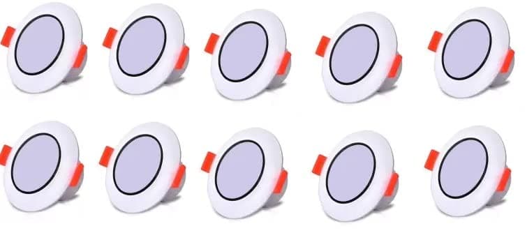 Night Star Light 5 Watt Warm White ( Yellow ) Deep Junction Light Ceiling Light / Downlight / Conceal Light 10 Pcs