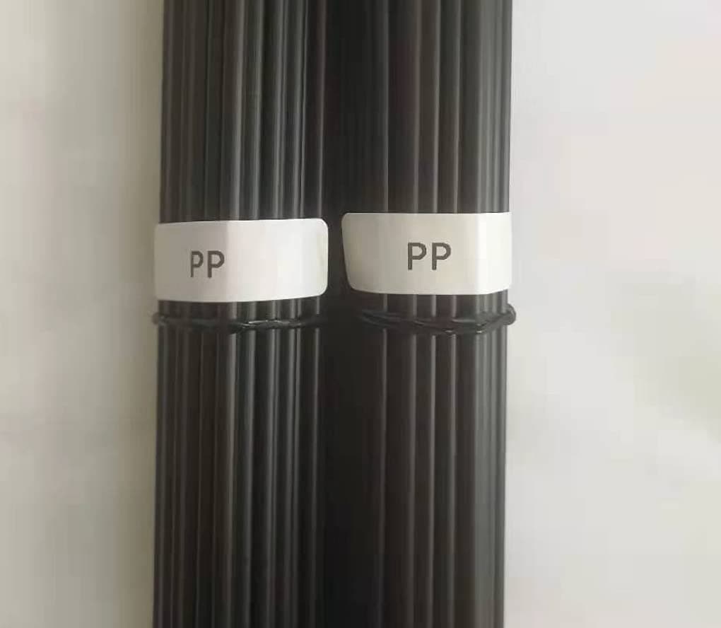 20pcs 19.5inch Plastic Welding Rods Black PP(polypropylene)Welding Strips for...