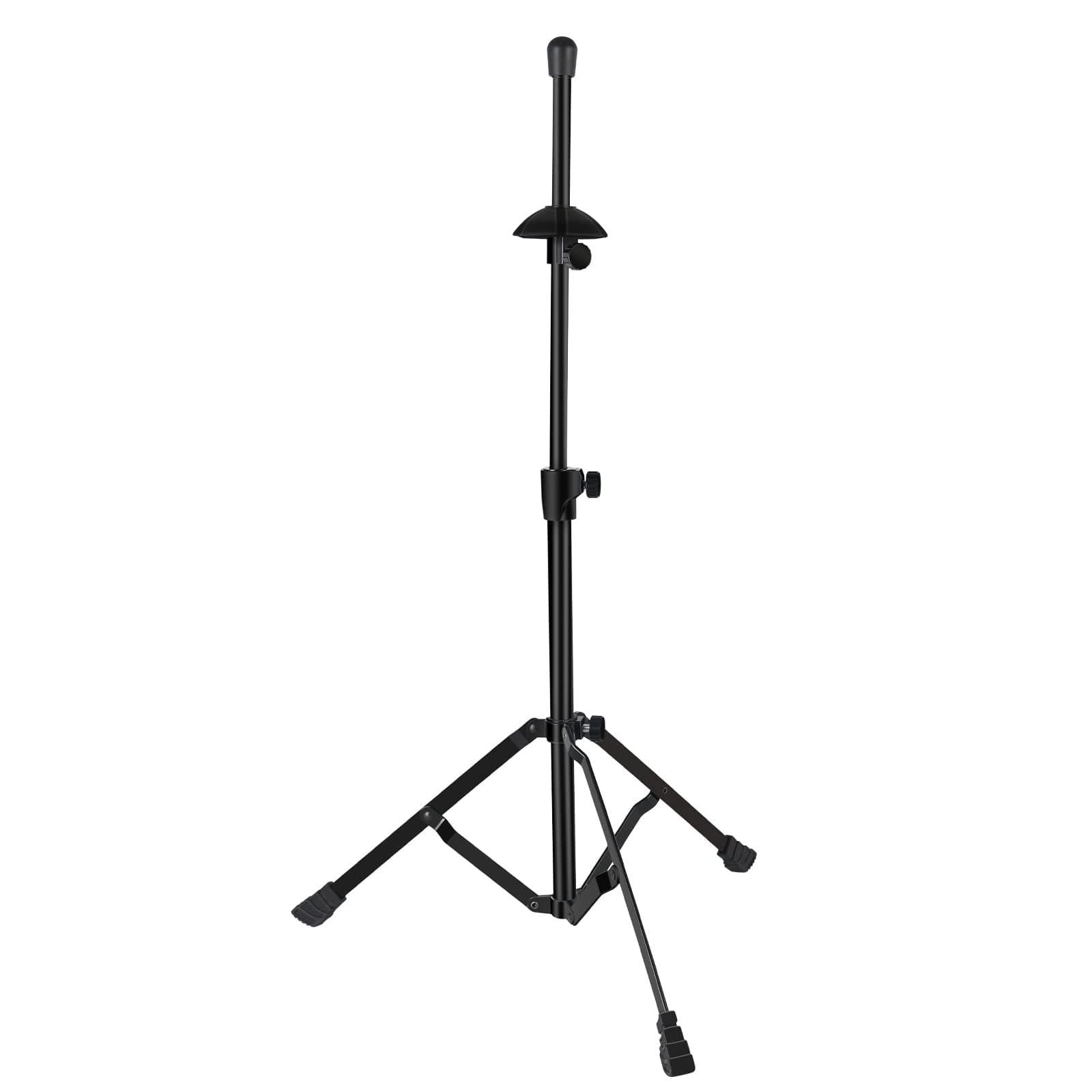 Trombone Stand, Retractable Height Adjustment, Triangular Stable Construction for Standard-sized Trombone