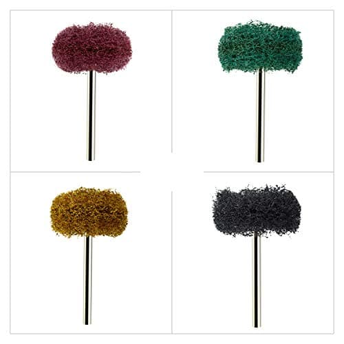 40pcs Abrasive Buffing Wheels Set Fine Medium Coarse Satin Finish Abrasive Wheel for Dremel Rotary Tool by MoArmor