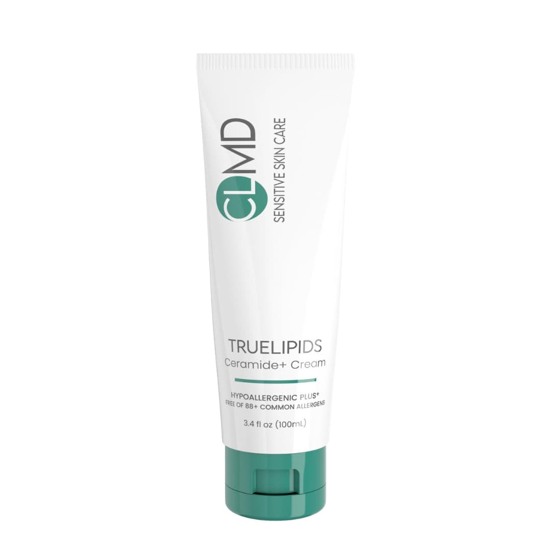 CLMD TrueLipids Ceramide+ Cream – Deep Moisturizing Barrier Support for Sensitive Skin – Hydrates and Soothes – Hypoallergenic, Nourishing, and Dermatologist-Tested – 3.4 fl oz