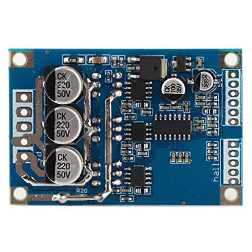 DC 12V-36V, 15A 500W Brushless Motor Controller Hall BLDC Driver Board, 0.1V-5V, for Motor Phases U V W