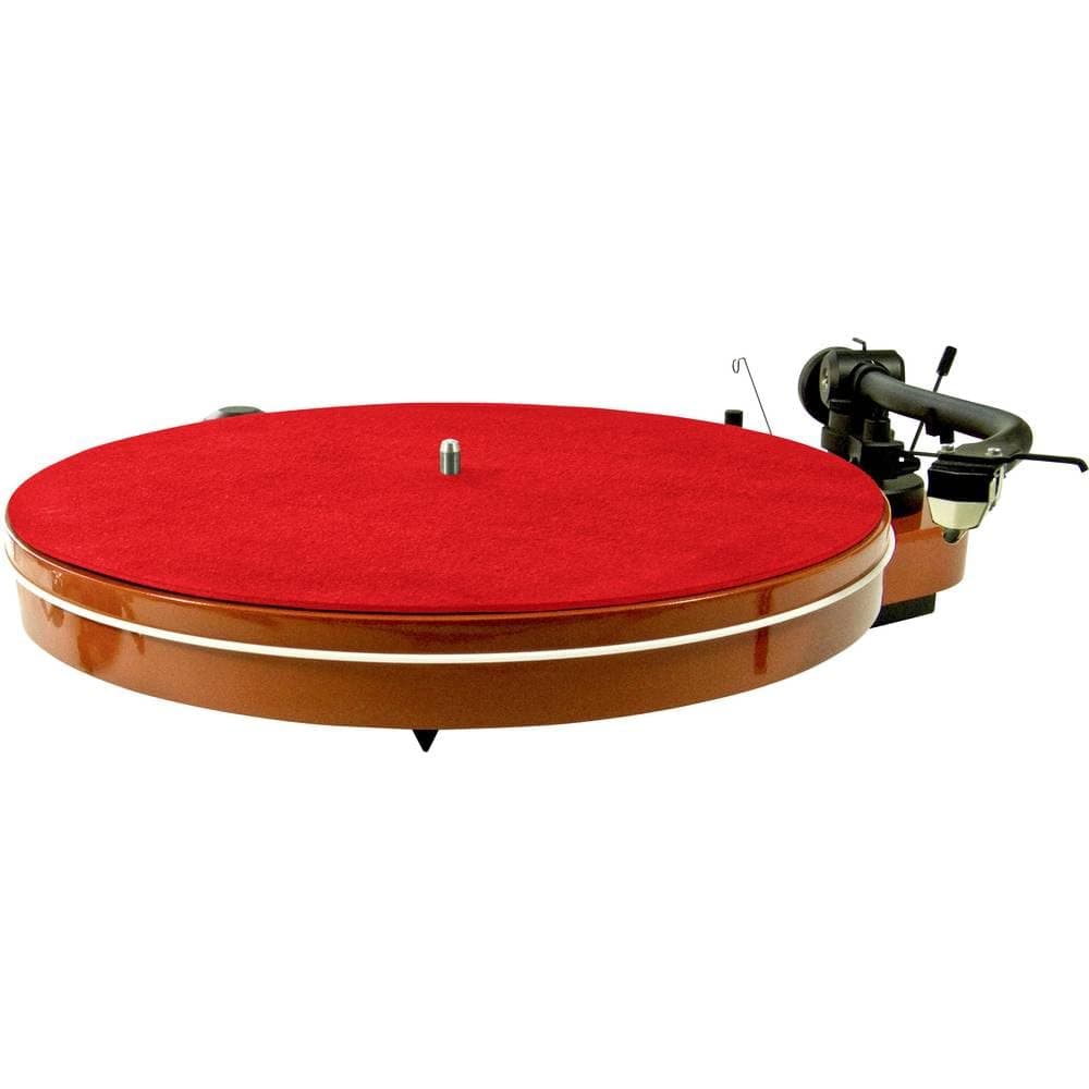 Leather Mat for Turntable Analogue Mat Six - Red