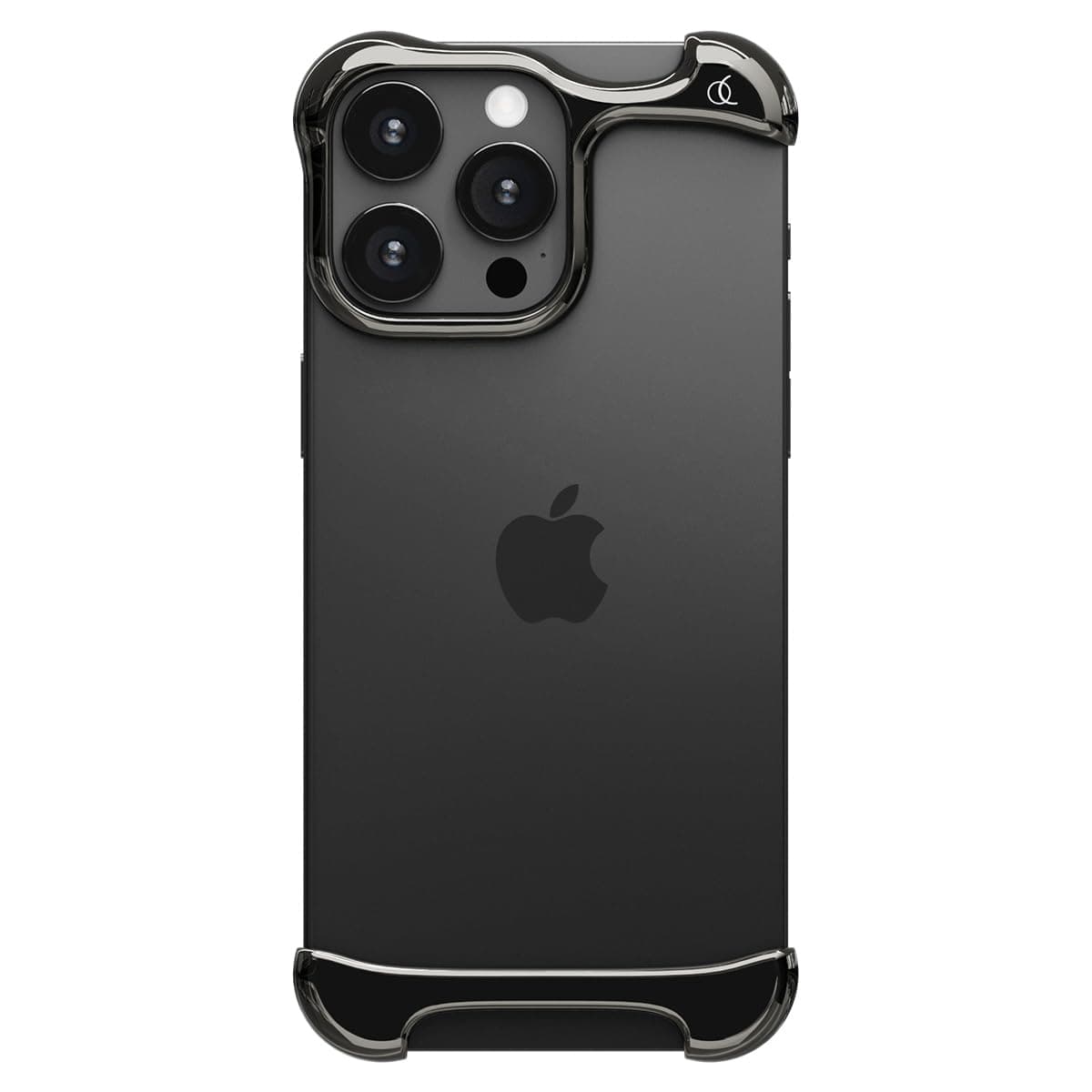 Arc Pulse Designed for iPhone 15 Pro Max Phone Shockproof Case (2023), Minimalist Protective Shock Absorption Aerospace Grade Aluminum Shells+ Elastomer Inlays Easy Fit 6.7 inch (Aluminum Titan Gray)