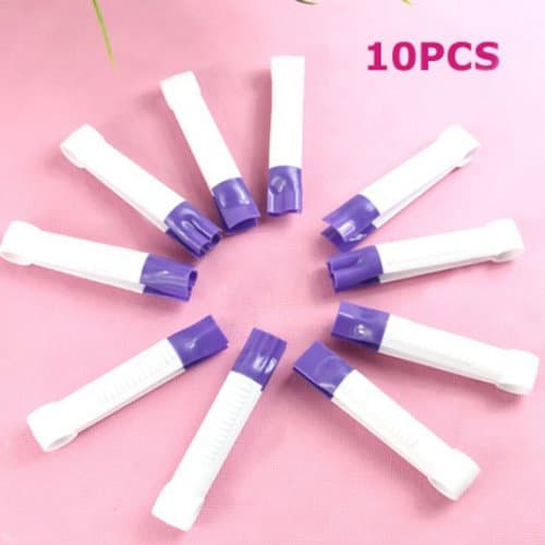10pcs Plastic Cake Clip Cookie Pastry Cutter Mould