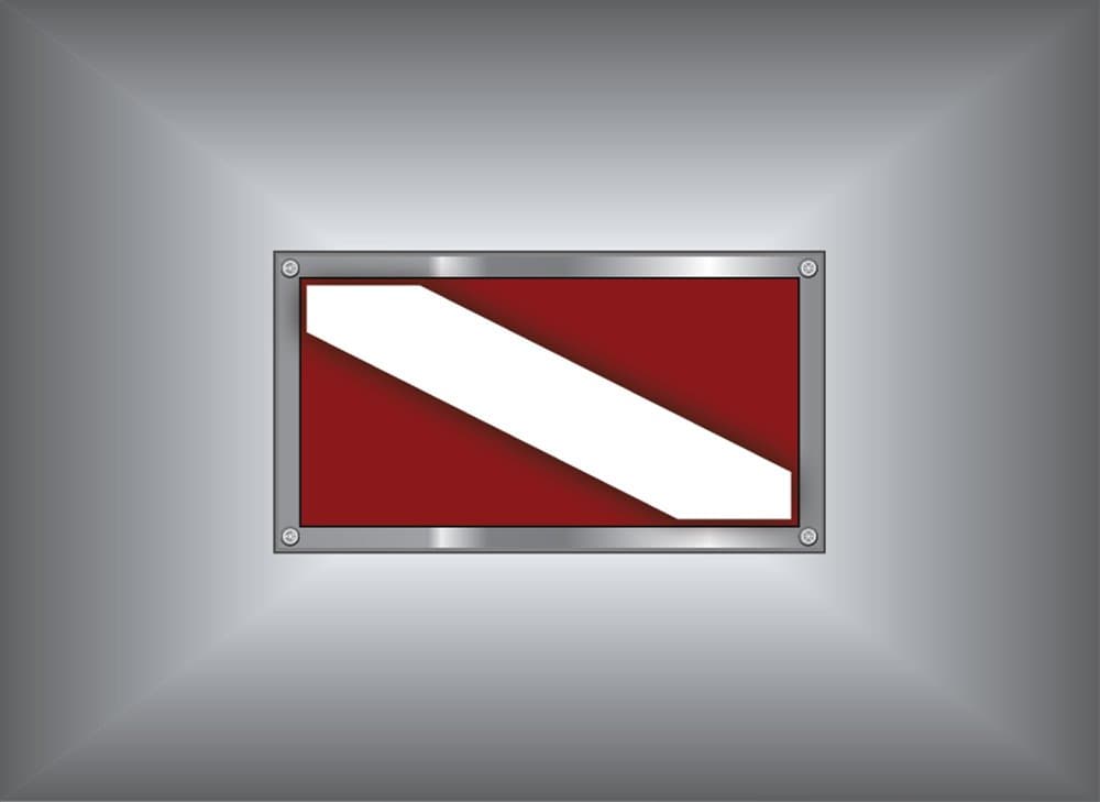 Mini Dive Log Book - Red Dive Flag (Mini)