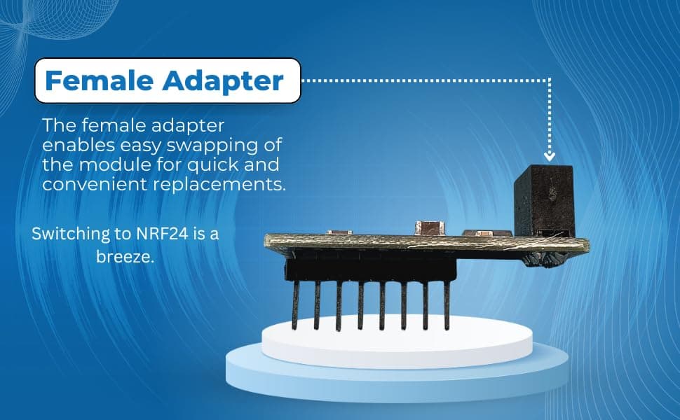 External CC1101 Antenna for Flipper Zero - SubGhz GPIO Board Attachment Accessory Black K0R41-CCV2