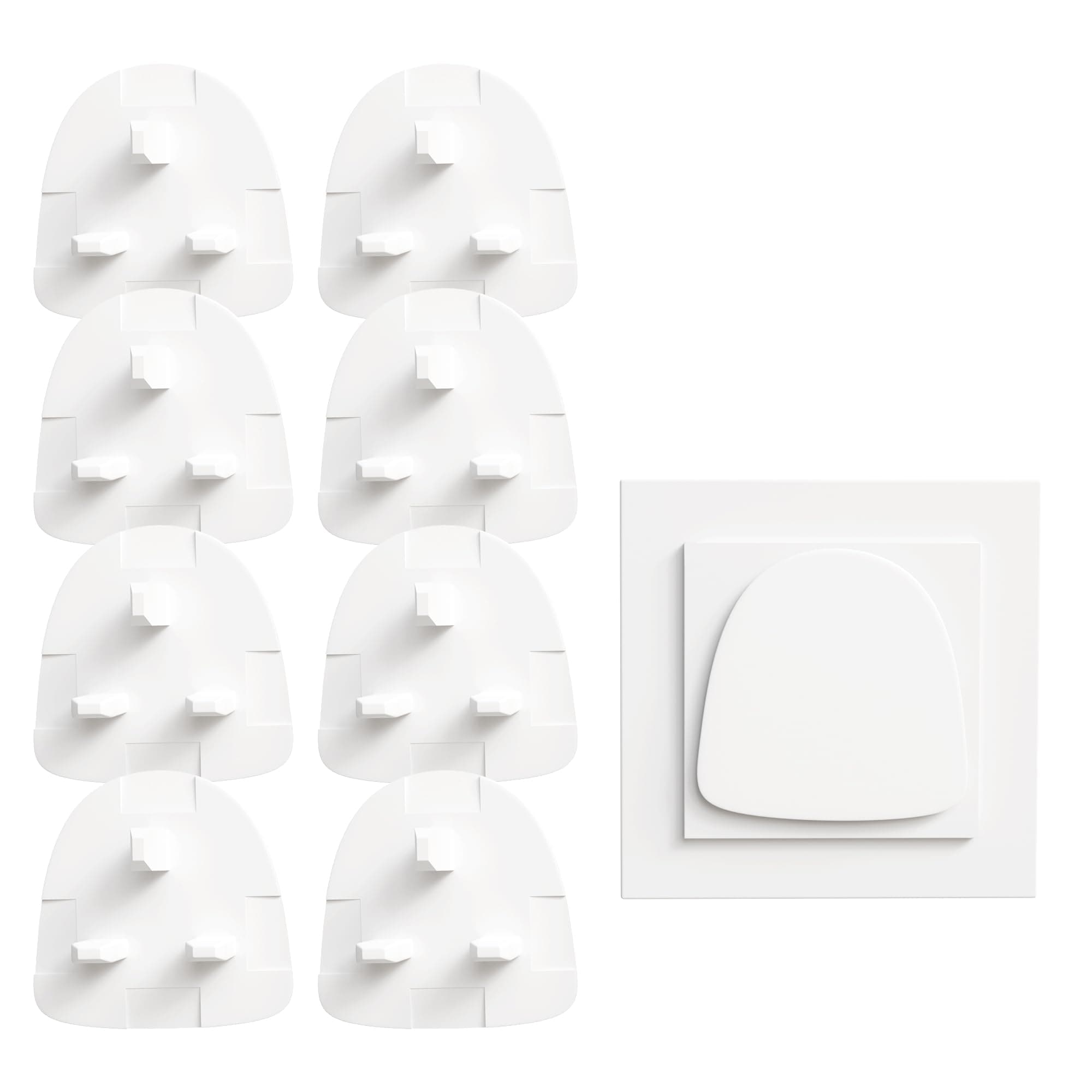 Plug Socket Covers 8 Pcs UK Baby Safety Proofing Electrical Outlet Guard Protectors Caps from Fire & Water Leaking Ideal for Children at Home Office School & Hospitals Sockets