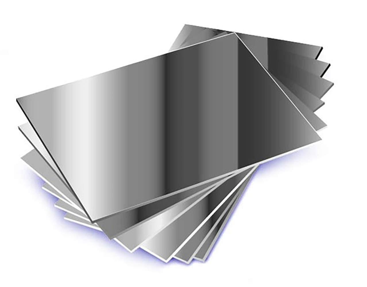 Buzz School Mirrors - A6 Size - Set of 10 - Plastic - School Symmetry/Art & Craft Resource - 15 x 10 cm