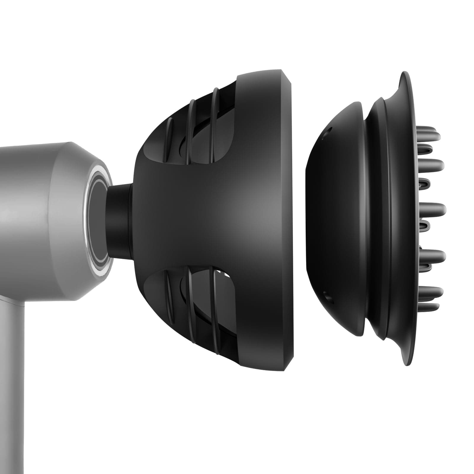 New Wave+Curl Diffuser Nozzle for Dyson Supersonic Hair Dryer HD01 HD02 HD03 HD04 HD08 HD15 HD16 Accessories, Attachemnt Parts No 973924-01, One Tool Two Mode for Wavy Curly or Coily Hair