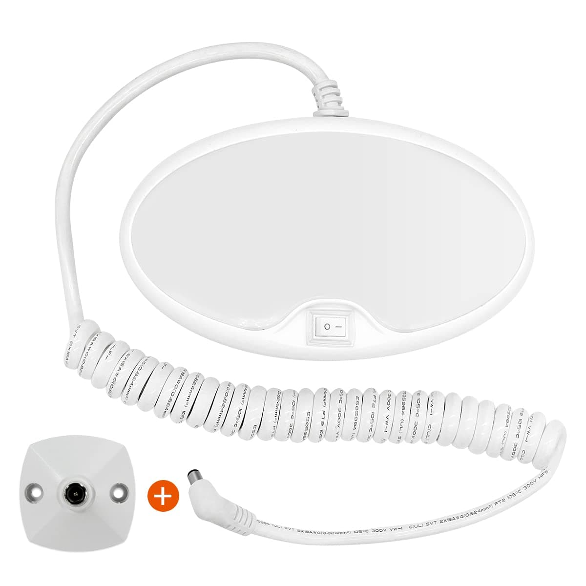 12volt Pop up Camper Portable Bunk Light RV Interior Ceiling Light Fixture with Plug, On/Off Switch, 3500K Soft White Lighting 6inch